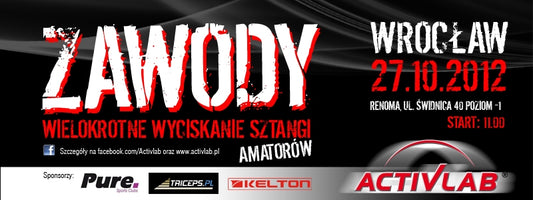 Fotorelacja z Zawodów w Wielokrotnym Wyciskaniu Sztangi we Wrocławiu