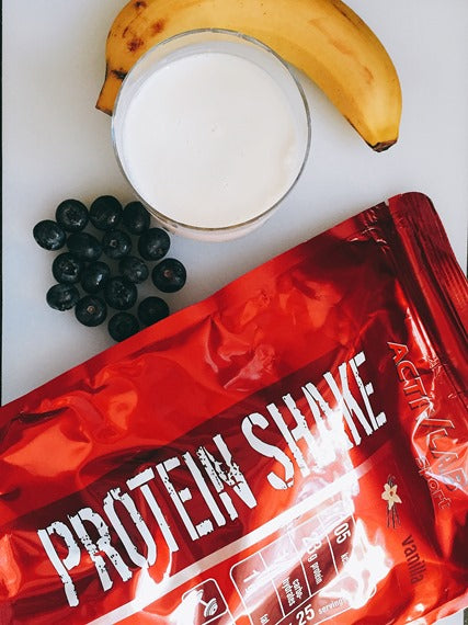 Koktajl proteinowy bananowo-migdałowy