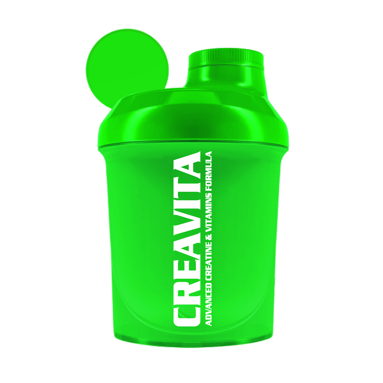 Neonowy shaker Creavita - 300 ml - poison green.png